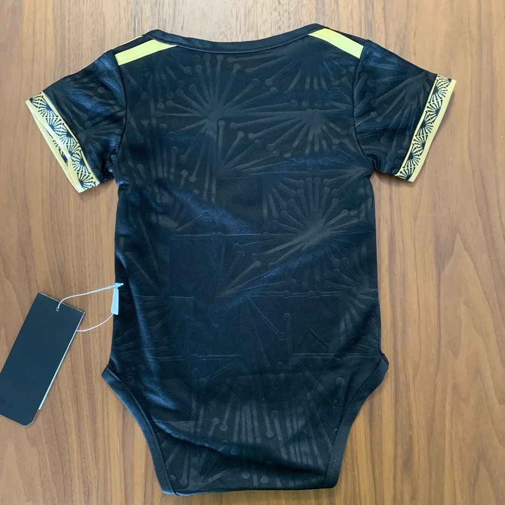 adidas Black and Gold México Infant One-Piece Bodysuit